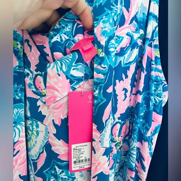 Lilly Pulitzer Floral Sleeveless Maxi Dress - Picture 4 of 6